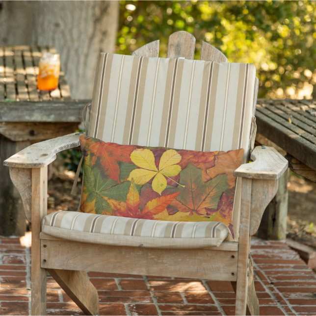 Colorful Autumn Outdoor Pillow (Chair)