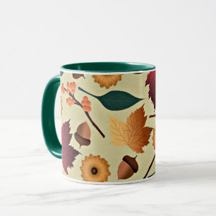 Colorful Autumn Pattern Mug