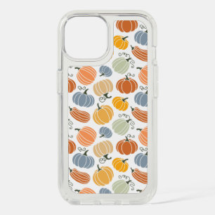 Colorful Autumn Pumpkins Pattern iPhone 15 Case