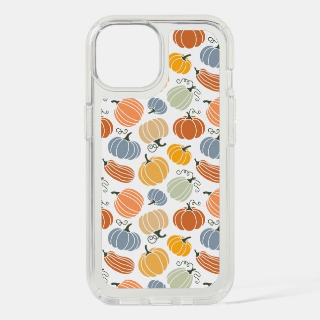Colorful Autumn Pumpkins Pattern Speck iPhone Case (Front)