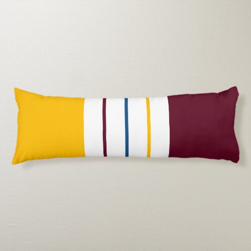 Colorful Autumnal Stripes Body Pillow