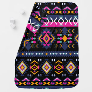 Colorful Aztec Baby Blanket