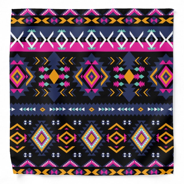 Colorful Aztec Bandana (Front)