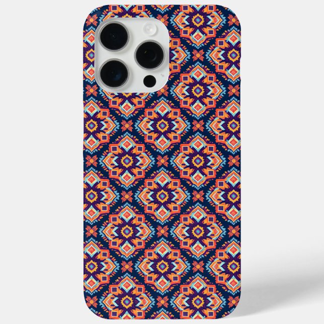 Colorful Aztec Geometric Pattern Case-Mate iPhone Case (Back)