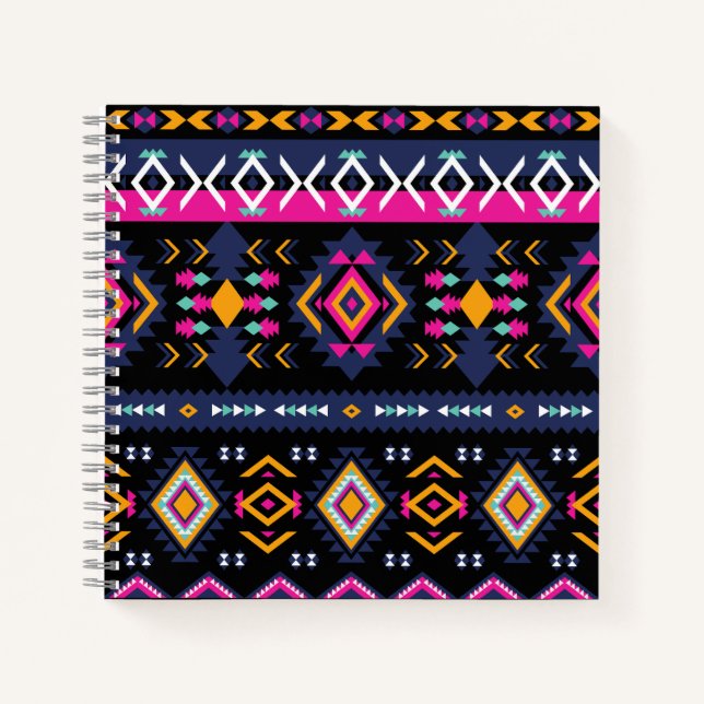 Colorful Aztec Notebook (Front)