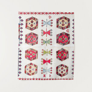 Colorful Aztec Pattern Accent Tapestry