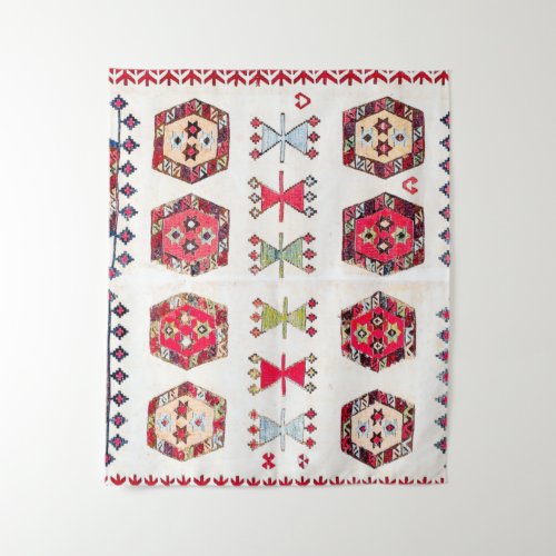 Colorful Aztec Pattern Accent Tapestry