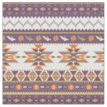 Colorful aztec pattern fabric