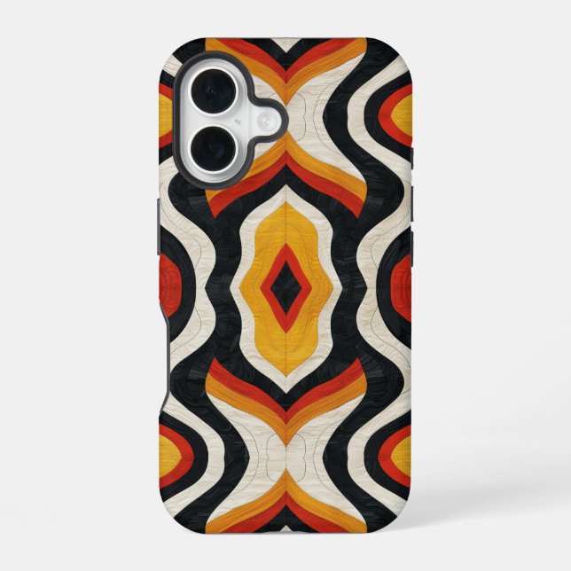 Colorful Aztec Pattern  Iphone Case (Back)