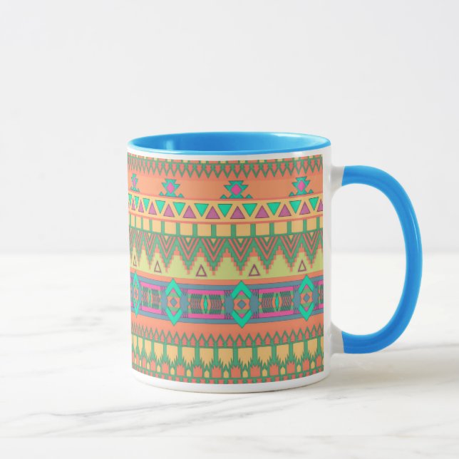 Colorful Aztec Pattern Mug (Right)