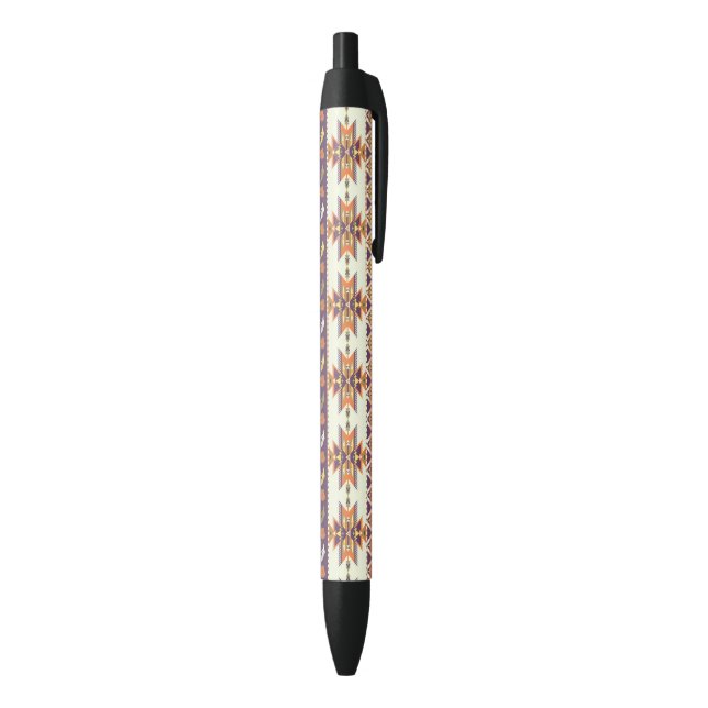 Colorful aztec pattern pen (Bottom (Vertical))