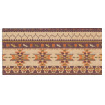 Colorful aztec pattern wood USB flash drive
