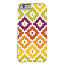 Colorful Aztec Tribal Print Ikat Diamond Pattern Barely There iPhone 6 Case