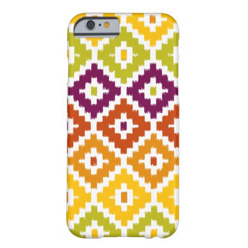 Colorful Aztec Tribal Print Ikat Diamond Pattern Barely There iPhone 6 Case