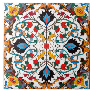 Colorful Azulejo Style Ceramic Tile. Ceramic Tile