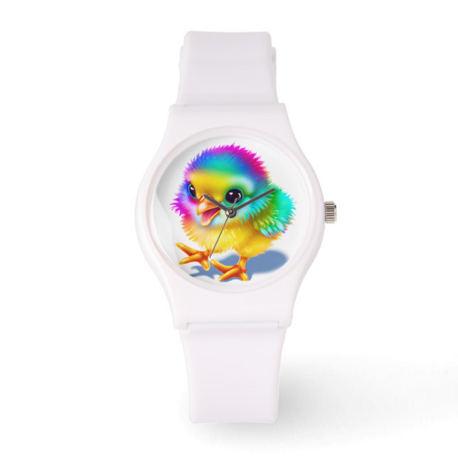 Colorful Baby Chicken Watch (Front)