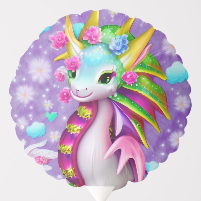Colorful Baby Dragon Balloon (Front)