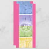 Colorful Baby Girl (Large bookmark) (Front/Back)