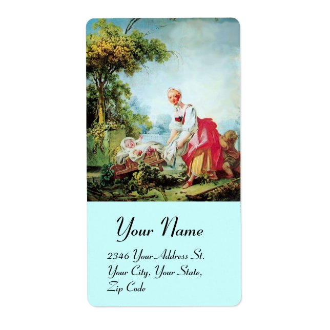 COLORFUL BABY SHOWER LABEL (Front)