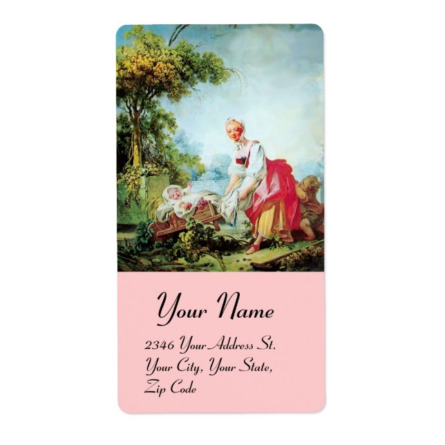 COLORFUL BABY SHOWER LABEL (Front)