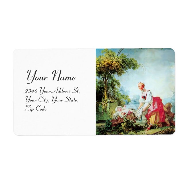 COLORFUL BABY SHOWER LABEL (Front)