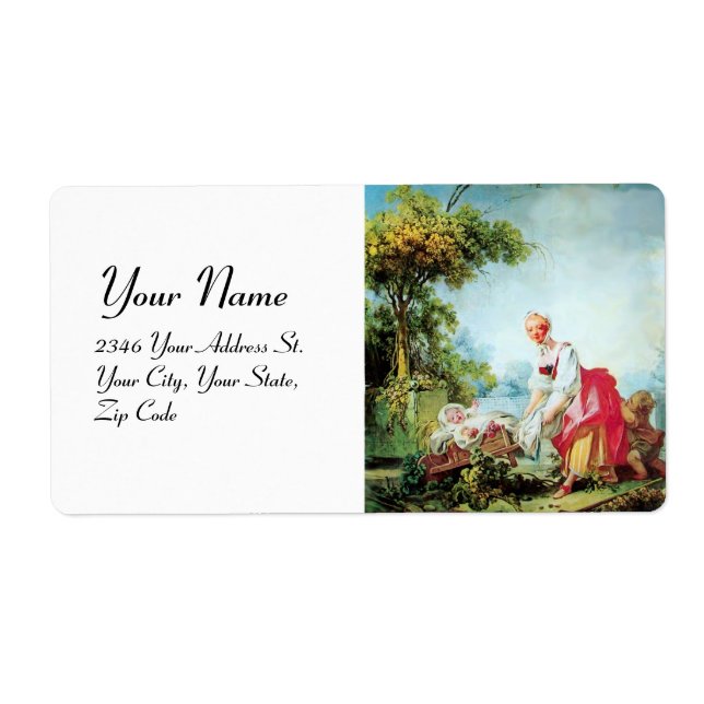 COLORFUL BABY SHOWER LABEL (Front)