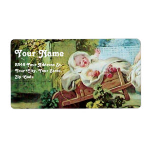 COLORFUL BABY SHOWER LABEL