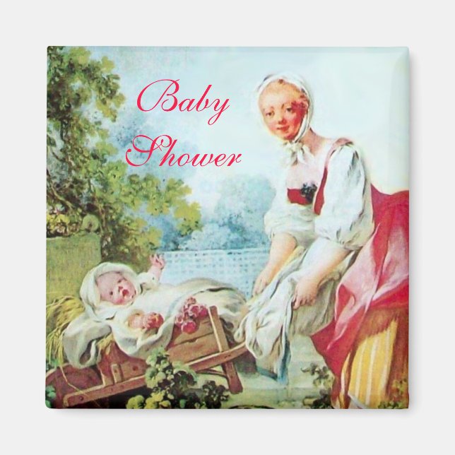 COLORFUL BABY SHOWER MAGNET (Front)