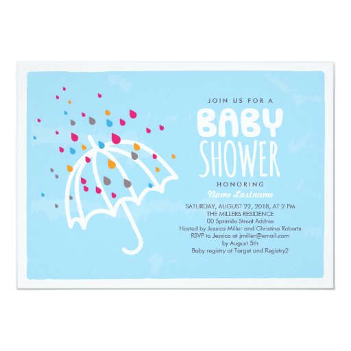 Colorful Baby Shower Invitations 5