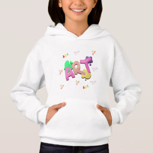 Colorful Back to School Art Design. Hoodie