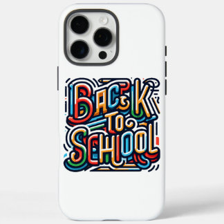 Colorful Back to School Design iPhone 16 Pro Max Case