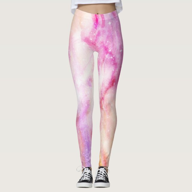 Colorful Background  Leggings (Front)
