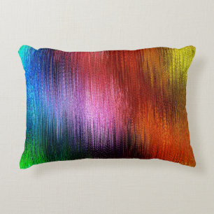 Colorful Background Pattern Accent Pillow