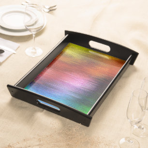 Colorful Background Pattern Serving Tray