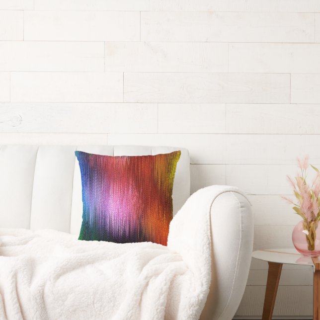 Colorful Background Pattern, Throw Pillow (Couch)