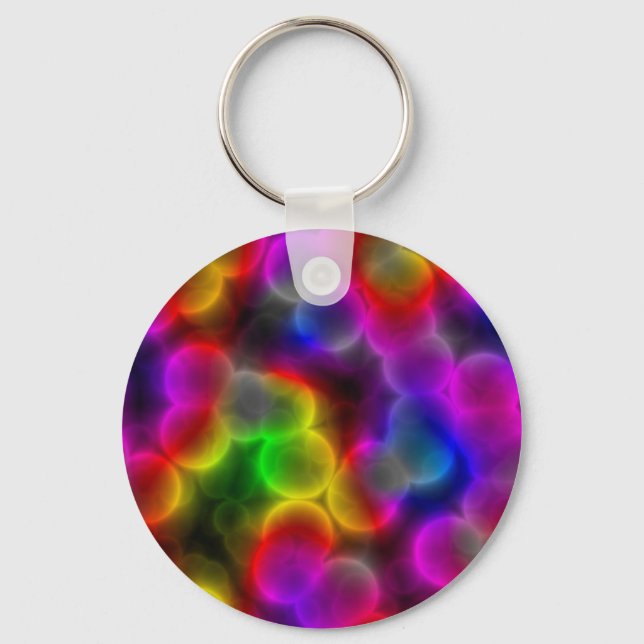 Colorful bacteria keychain (Front)