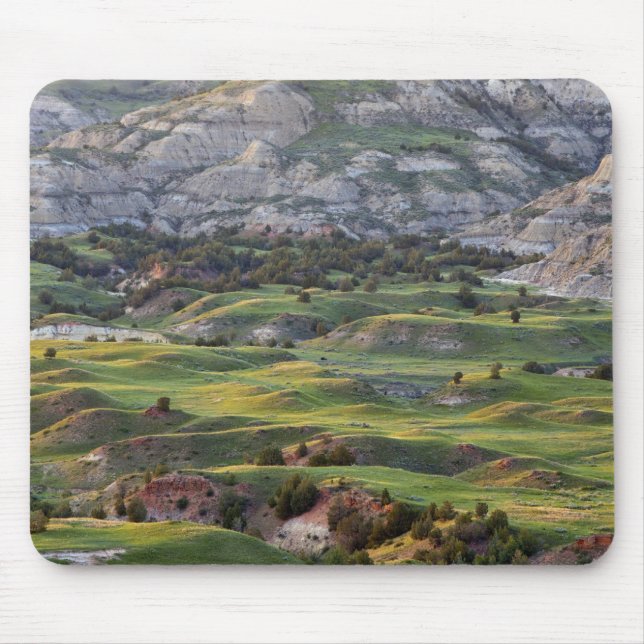 Colorful badlands from Buck Hill overlook in Mouse Pad (Front)