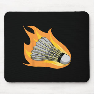 Colorful Badminton Shuttle Art Sports 2 Mouse Pad