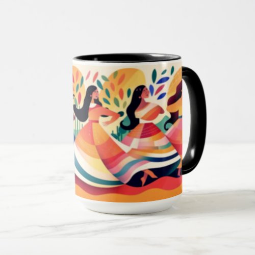 Colorful Bailaoras HHM Mug