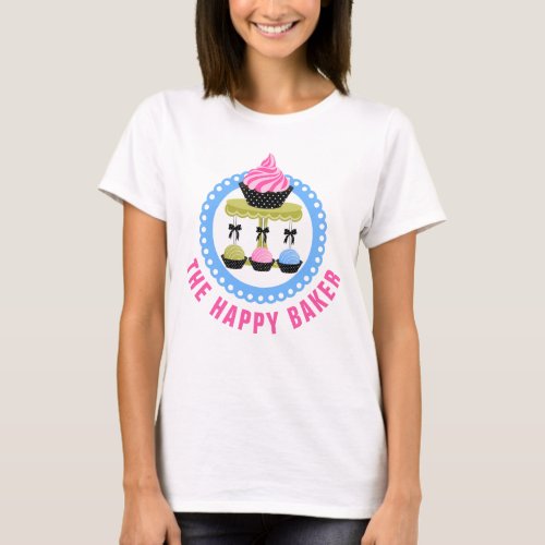 Colorful Baker Cakepops and Cupcake T_Shirt