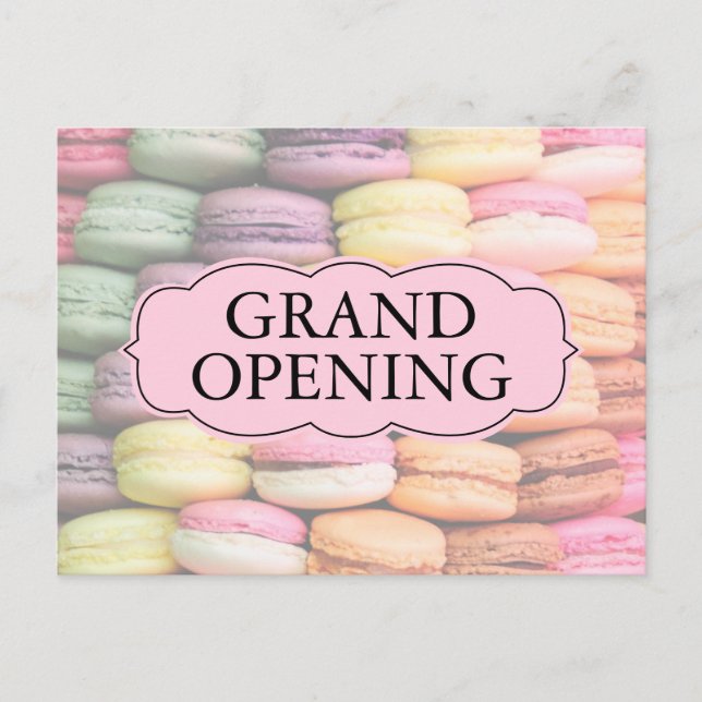 Colorful Bakery Postcard (Front)