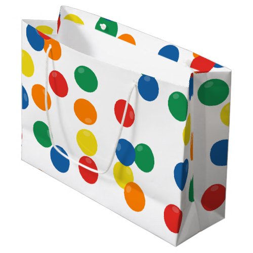 Colorful Ball Pattern Large Gift Bag