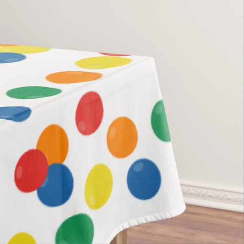 Colorful Ball Pattern Tablecloth