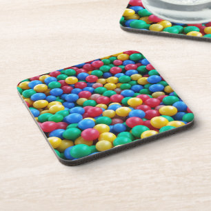 Colorful Ball Pit Balls Kids Play Coaster