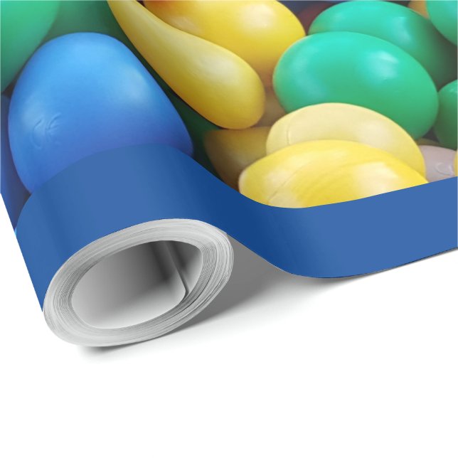 Colorful Ball Pit Balls Kids Play Wrapping Paper (Roll Corner)