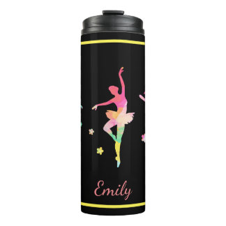 Colorful Ballet Themed Thermal Tumbler