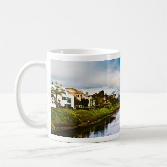Colorful Ballona Lagoon Coffee Mug (Left)