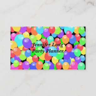 Colorful Balloon Abstract Business Card