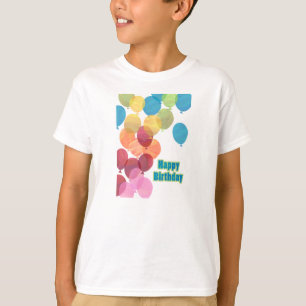 Colorful Balloon Birthday T-Shirt