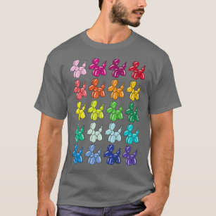 Colorful Balloon Dog  T-Shirt